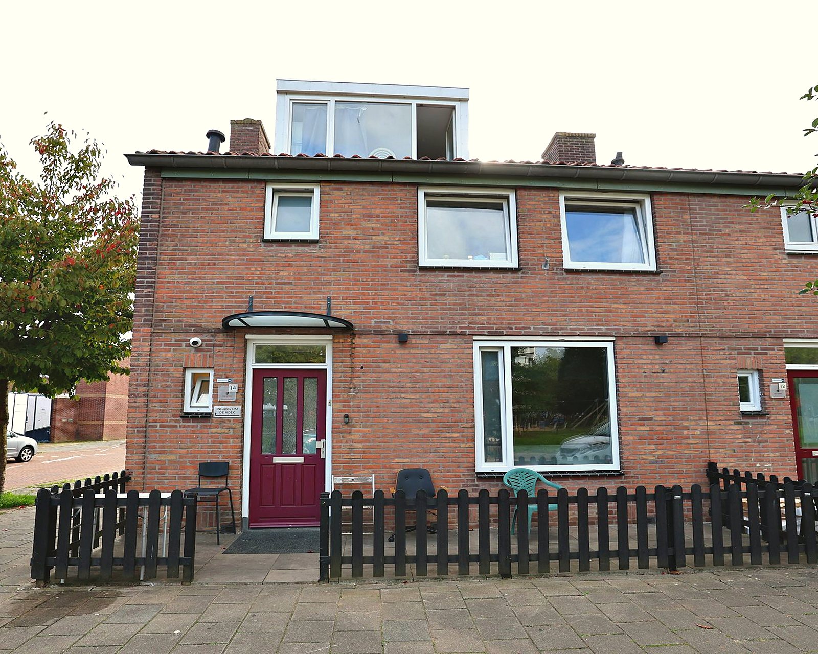 Een woning van GG-Zorg in een gewone woonwijk in Arnhem